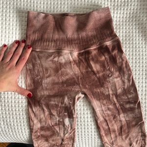Free people good karma tie dye leggings